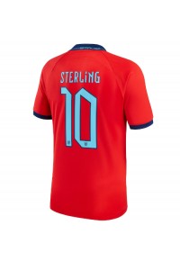 Engeland Raheem Sterling #10 Voetbaltruitje Uit tenue WK 2022 Korte Mouw